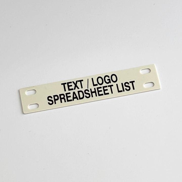 Tie-On Cable Labels - Reel of 150 Pcs Printed to Order