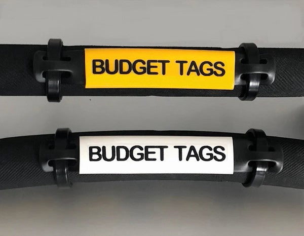 Carrier Budget Labels-Text Printed To Order
