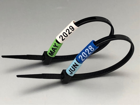 Inspection Date Tags-Your Text Printed To Order