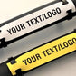 Custom Cable Labels Printed White and Yellow