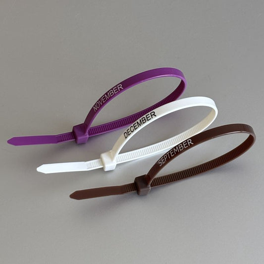 Printed Cable Ties (Bag of 1,000 Pcs)