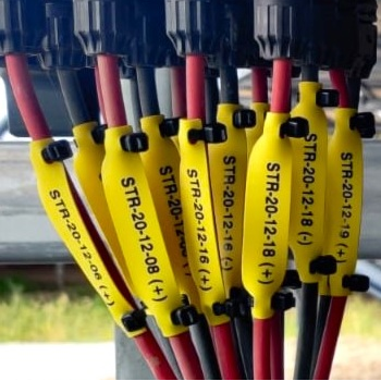 Solar PV Labels - Reel of 150 Pcs Printed to Order