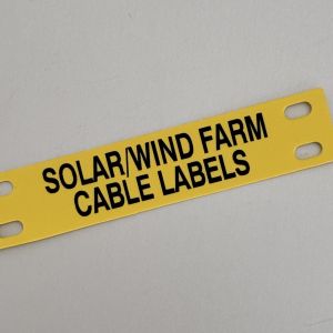 Solar PV Labels - Reel of 150 Pcs Printed to Order