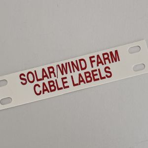 Solar PV Labels - Reel of 150 Pcs Printed to Order