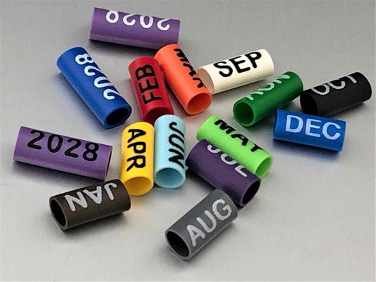 Inspection Date Sleeves & Asset Tags Bag of 1000 Pcs