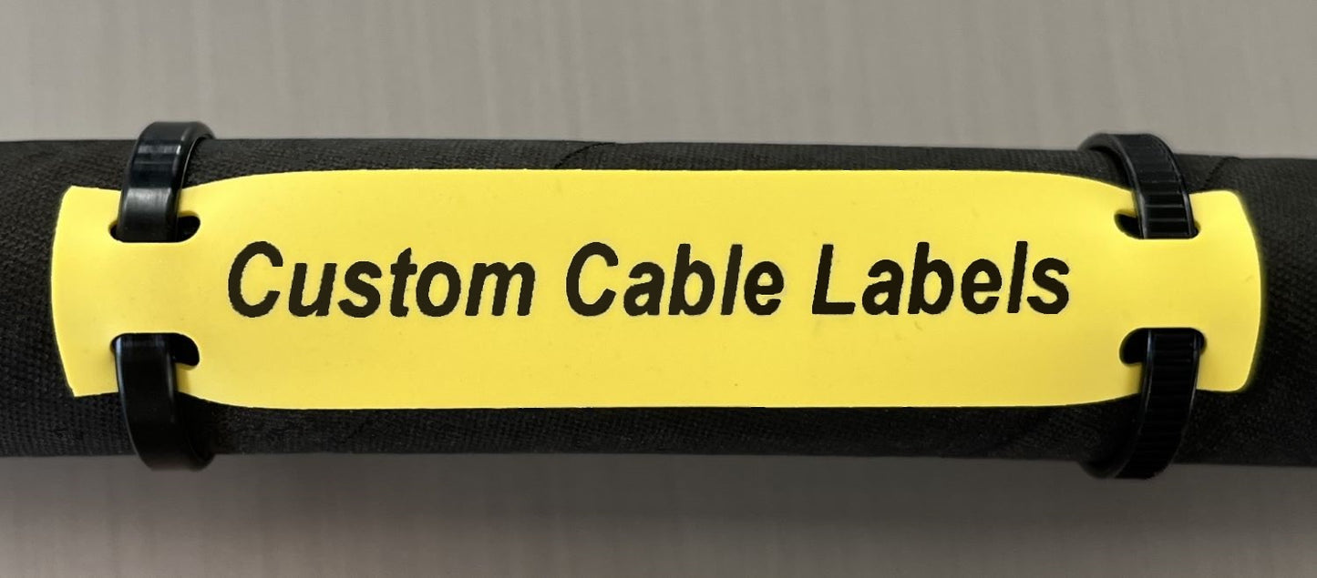 Tie-On Cable Labels - Reel of 150 Pcs Printed to Order