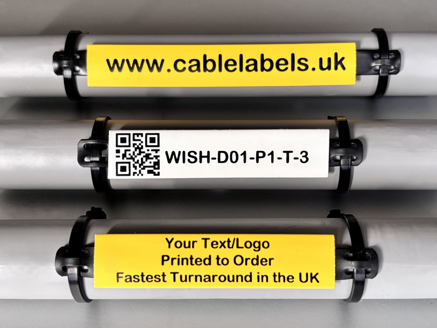 Carrier Cable Labels - Set of 150 Pcs Printed to Order