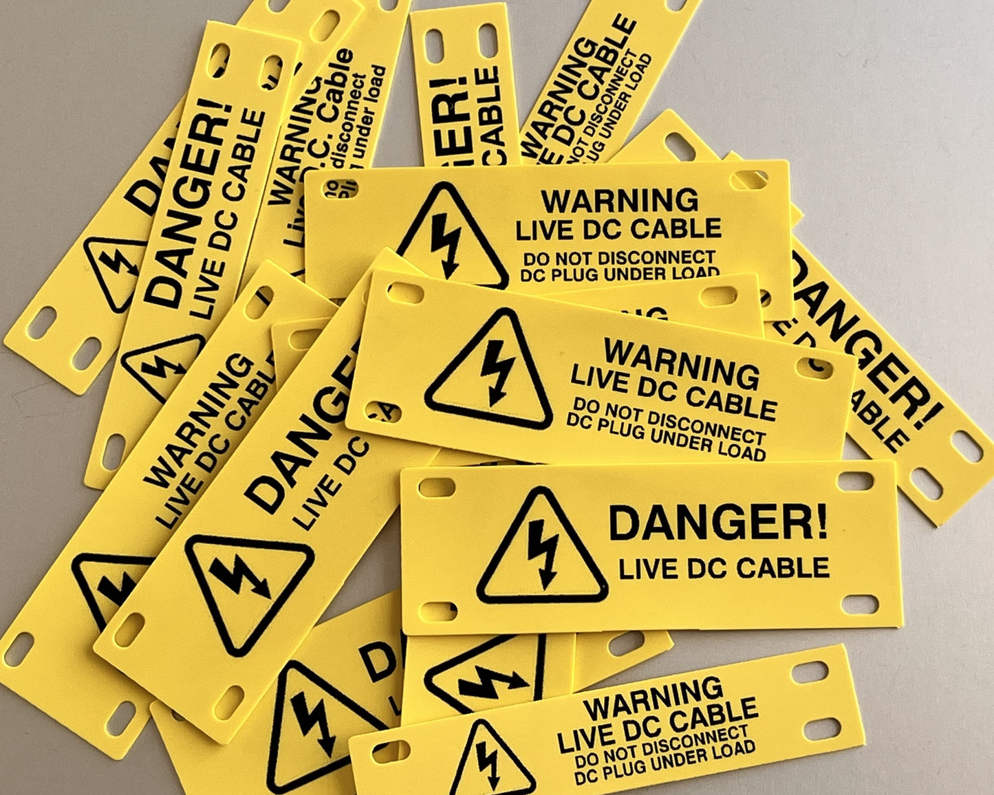 Tie-On Cable Labels - Reel of 150 Pcs Printed to Order