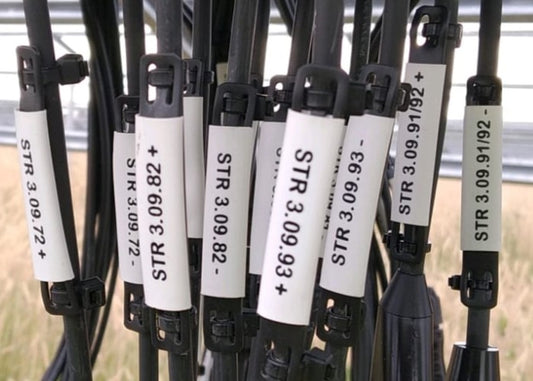 Budget Solar Park PVC Tags - Set of 150 Pcs Printed to Order