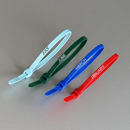 Printed Cable Ties (1,000 Pcs)