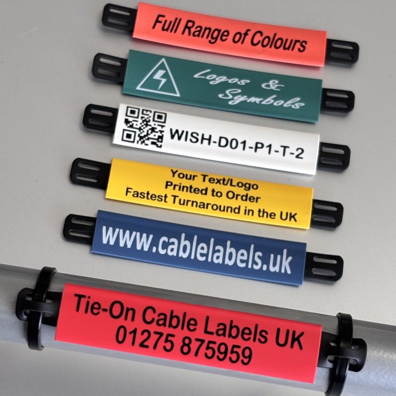 Carrier Cable Labels (150 Pcs) – Tie-On Cable Labels UK