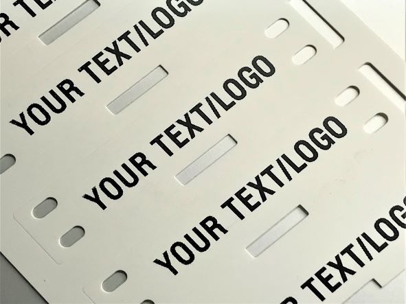 Tie-On Cable Labels - Reel of 150 Pcs Printed to Order
