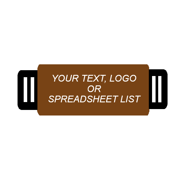 Carrier Cable Labels - Set of 150 Pcs Printed to Order