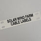 Solar PV Labels - Reel of 150 Pcs Printed to Order
