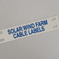 Solar PV Labels - Reel of 150 Pcs Printed to Order