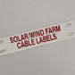 Solar PV Labels - Reel of 150 Pcs Printed to Order
